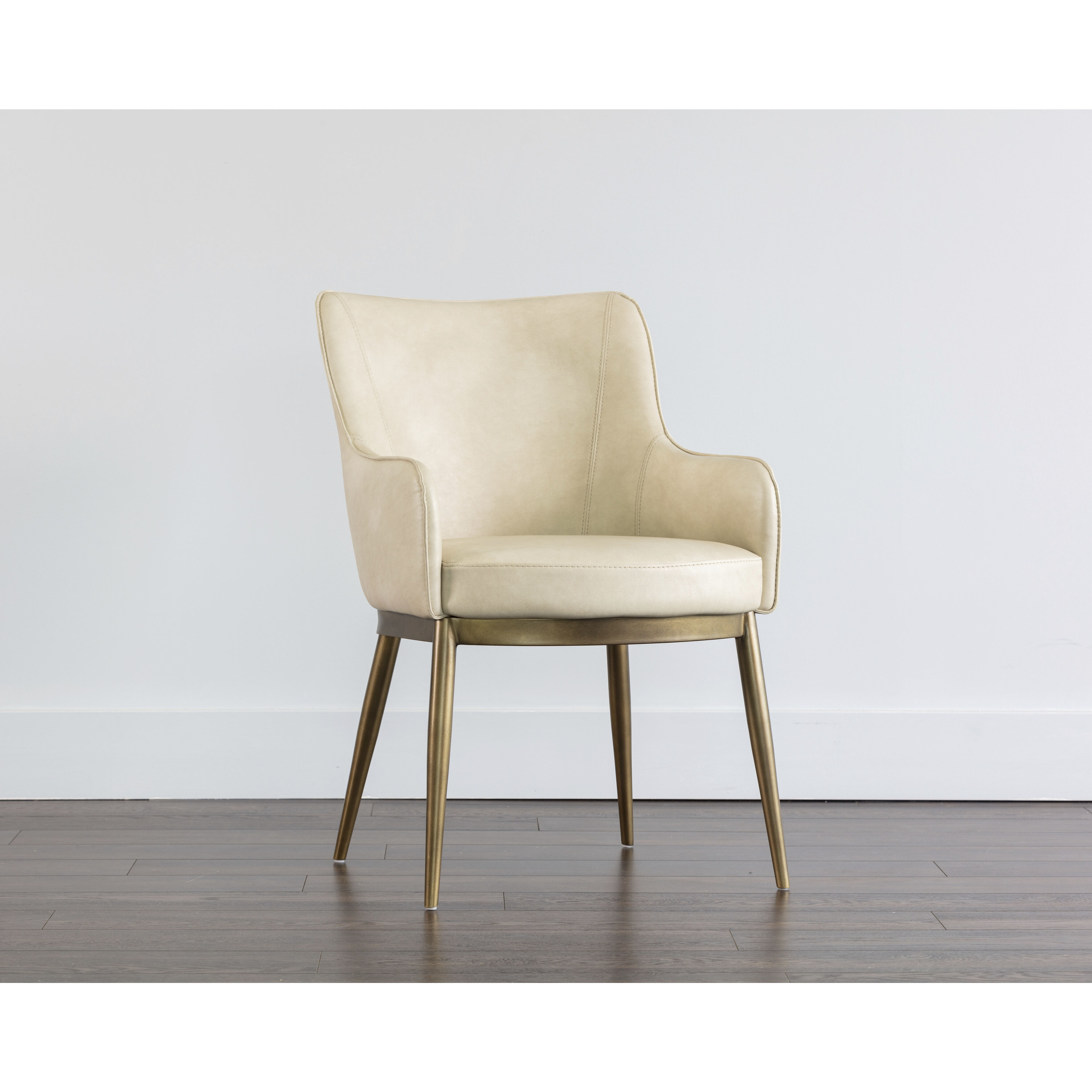 Franklin Bravo Cream Dining Armchair